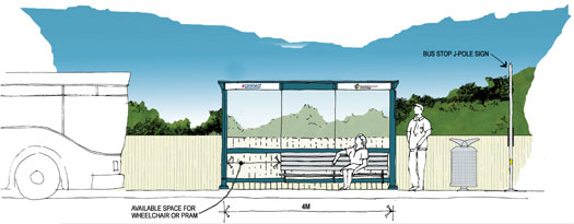 An image of an intermediate bus stop